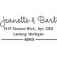 Duo Script Name Rectangular Self Inking Stamper Image 2 of 2